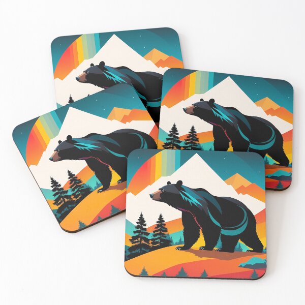 Artikelvorschau, Mountain Bear: Wild Nature in Rustic Style entworfen und verkauft von Timegraf.