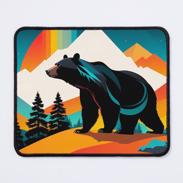 Artikelvorschau, Mountain Bear: Wild Nature in Rustic Style entworfen und verkauft von Timegraf.