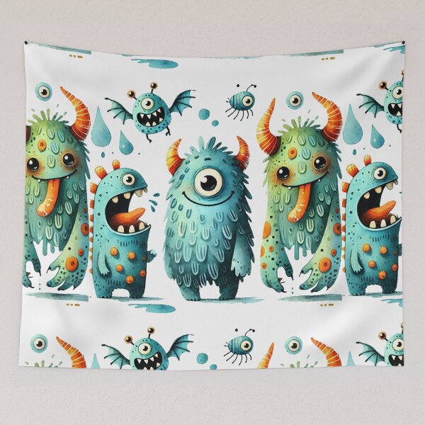 Item preview, Playful Monster Art designed and sold by Sadia  Jannat.