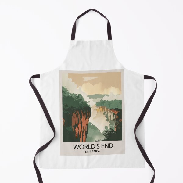 Item preview, Vintage travel poster Worlds End Sri Lanka - Minimal Retro Design by World's End designed and sold by pod24.