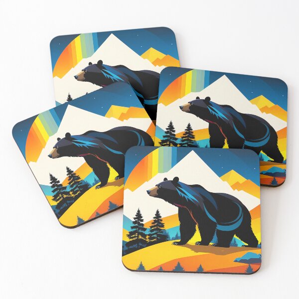 Artikelvorschau, Mountain Bear: Wild Nature in Rustic Style entworfen und verkauft von Timegraf.