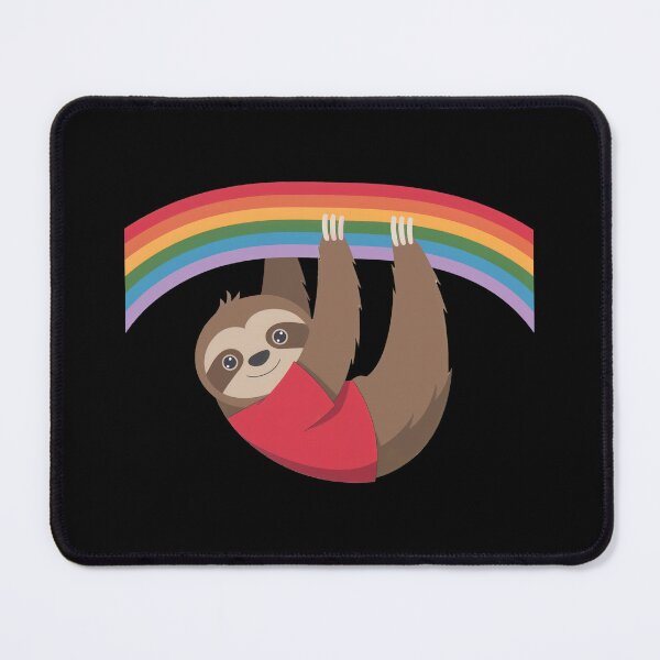 Item preview, sloth on rainbow designed and sold by jkrphoto.