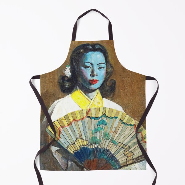 Item preview, C.C. Beall The Fan Kitsch Tretchikoff designed and sold by SummerlandsArt.