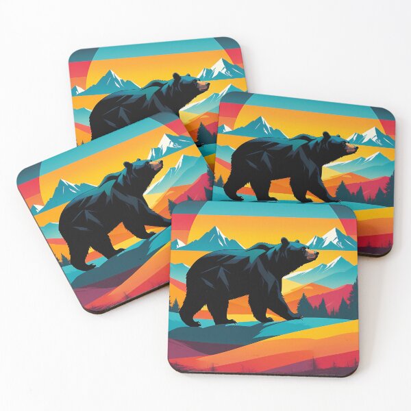 Artikelvorschau, Mountain Bear: Wild Nature in Rustic Style entworfen und verkauft von Timegraf.