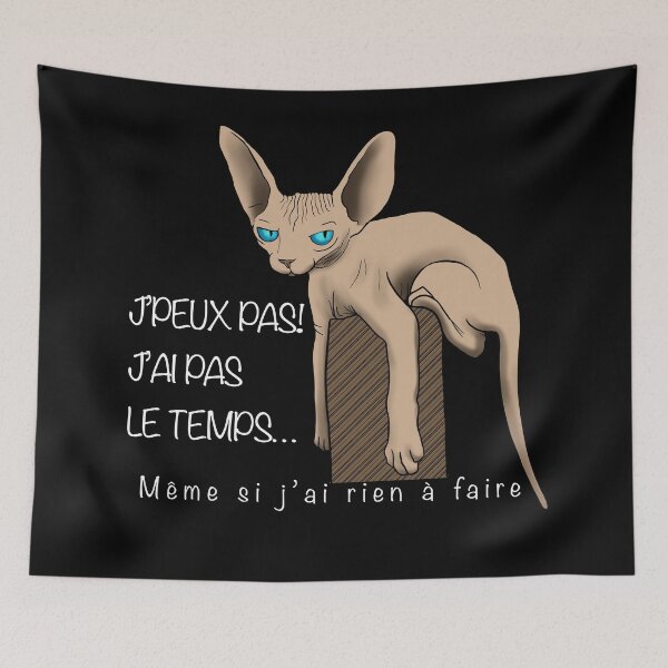 Aperçu de l'œuvre Lazy Sphynx (white) créée et vendue par Sluzinha.