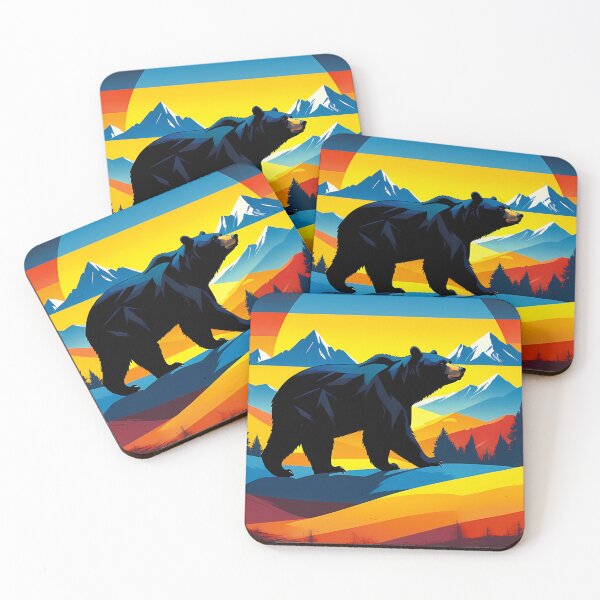 Artikelvorschau, Mountain Bear: Wild Nature in Rustic Style entworfen und verkauft von Timegraf.
