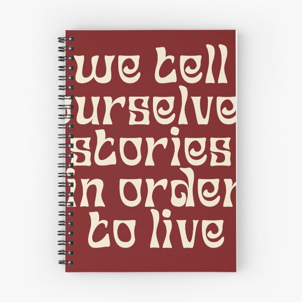 Item preview, We tell ourselves stories in order to live joan didion RED designed and sold by starburnedgirls.