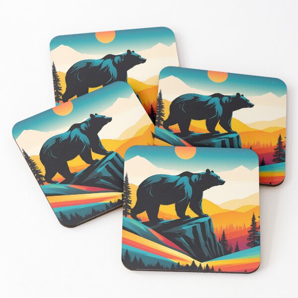 Artikelvorschau, Mountain Bear: Wild Nature in Rustic Style entworfen und verkauft von Timegraf.