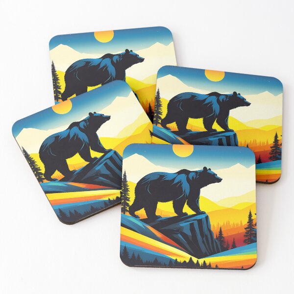 Artikelvorschau, Mountain Bear: Wild Nature in Rustic Style entworfen und verkauft von Timegraf.
