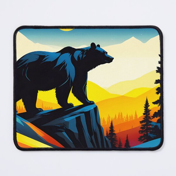 Artikelvorschau, Mountain Bear: Wild Nature in Rustic Style entworfen und verkauft von Timegraf.