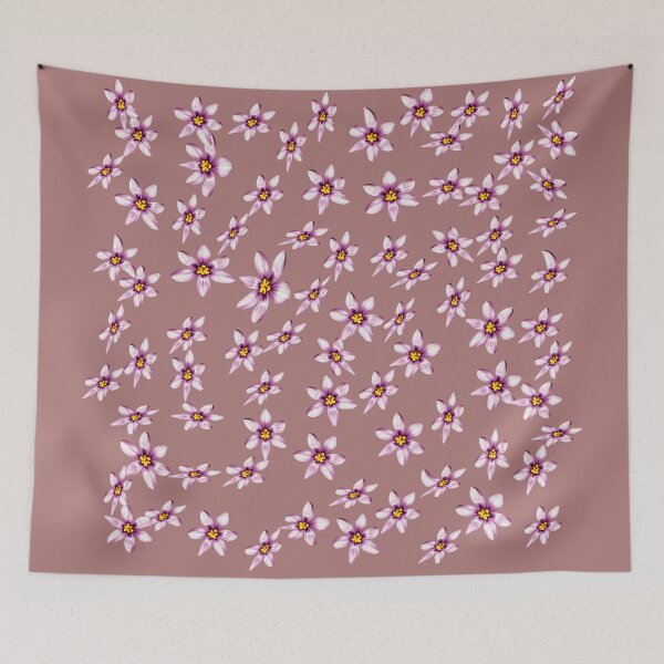 Item preview, Pink flowers on pink designed and sold by artoriginal.
