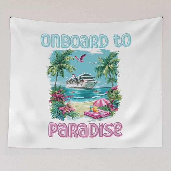 Item preview, Onboard to Paradise: Cruise Ship Escape designed and sold by CleanDecor.
