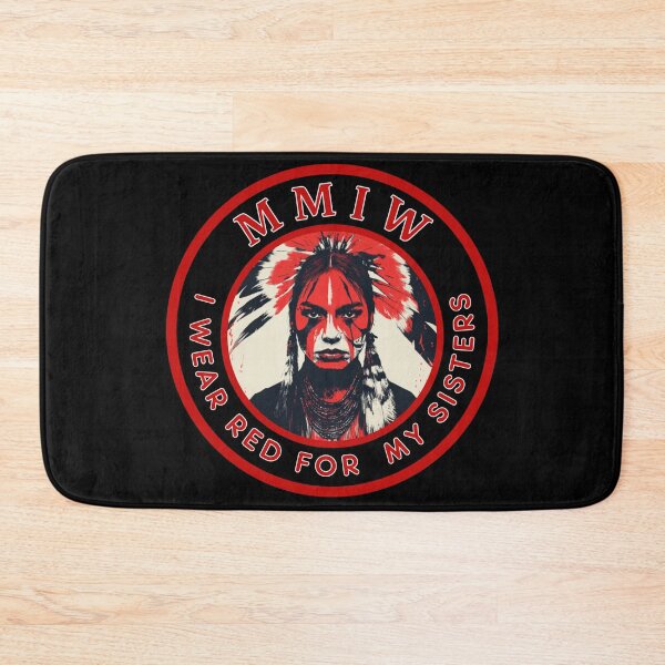 Item preview, I Wear Red For My Sisters MMIW Awareness  designed and sold by MojaveTradePost.