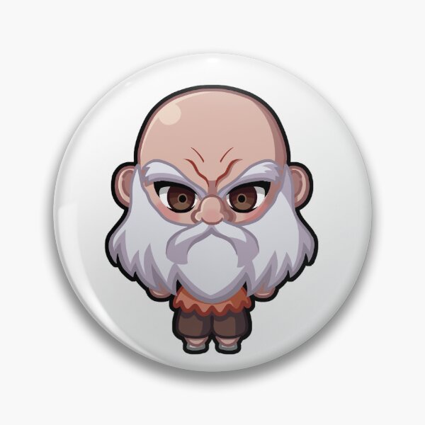 Item preview, Mini Chibi Master Craftsman Kaseki Sticker designed and sold by MaeestryArt.