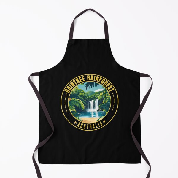Item preview, Daintree Rainforest in Queensland Australia Retro Travel Art Emblem designed and sold by MaateoDesign.