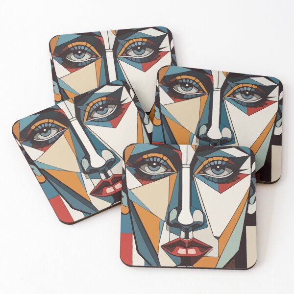 Item preview, face motif designed and sold by MartyAart.