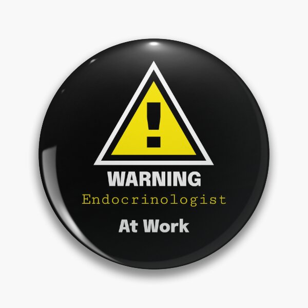 Item preview, Warning: Endocrinologist at Work - Gift for doctor designed and sold by Kuuldiga.