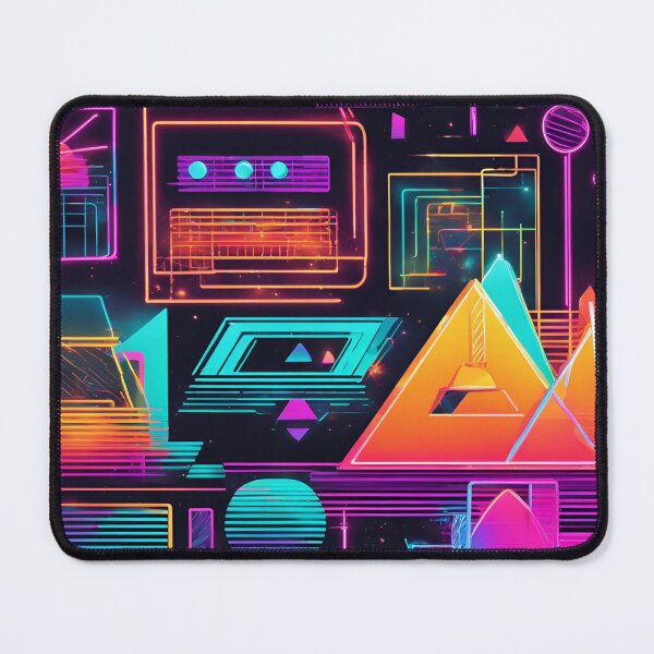 Item preview, Neon Cyberpunk Gridscape designed and sold by Eman Abou Ghazy.