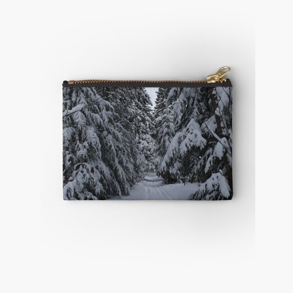 Item preview, A snowmobile trail in the forest designed and sold by Claude Laprise.