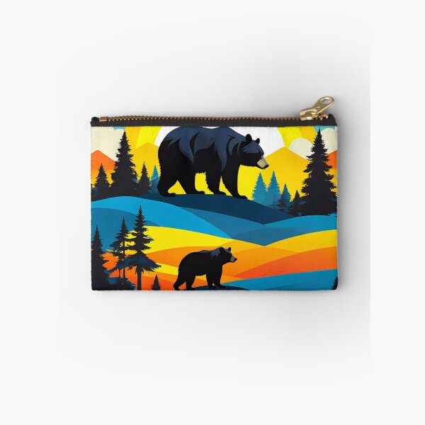 Aperçu de l'œuvre Mountain Bear: Wild Nature in Rustic Style créée et vendue par Timegraf.
