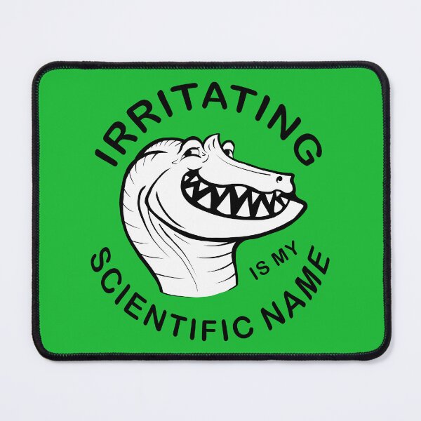 Item preview, Irritator Trollface (text) designed and sold by E.M. Hewey.