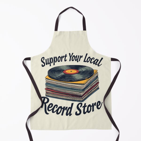 Item preview, Support Your Local Record Store Vinyl Design designed and sold by Jollys-ArtShop.