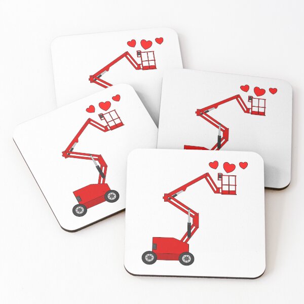 Item preview, Valentines Cherry Picker Operator, Boom Lift Wedding Anniversary designed and sold by doodlerob.