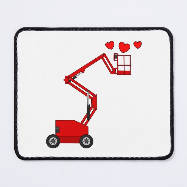 Item preview, Valentines Cherry Picker Operator, Boom Lift Wedding Anniversary designed and sold by doodlerob.