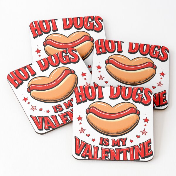 Item preview, hot dog Is My Valentine Valentines Day Heart Pepperoni Lover designed and sold by Seey13.