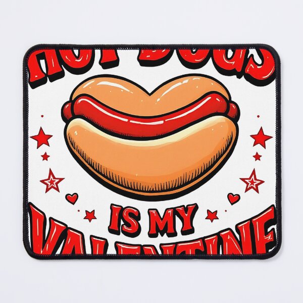 Item preview, hot dog Is My Valentine Valentines Day Heart Pepperoni Lover designed and sold by Seey13.