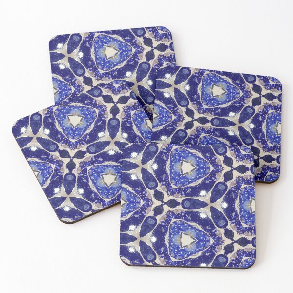 Item preview, Calm Constellation Blue/White Abstract Patterned Design - Jenny Meehan  designed and sold by Jenny Meehan Art Prints and Patterns  .