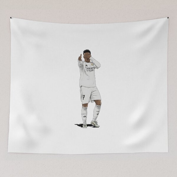 Item preview, Vinicius Junior Goal Celebration Soccer Art designed and sold by cartmaxx2.