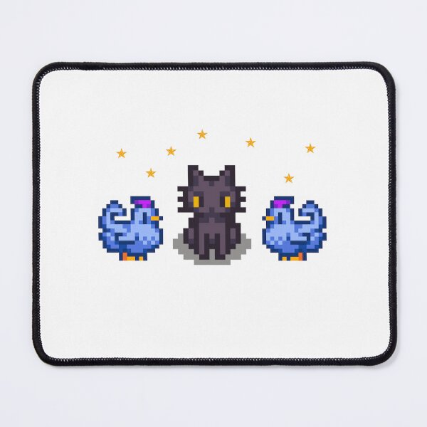 Item preview, Stardew valley black cat cticker designed and sold by Slasher doll.