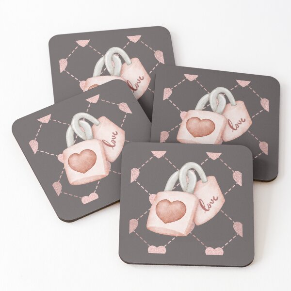 Item preview, Valentines day happy people - padlocks. designed and sold by esao.