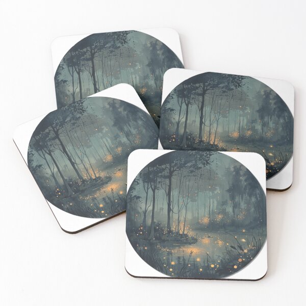 Item preview, Mystic Night in the Forest designed and sold by jgvisualarts.