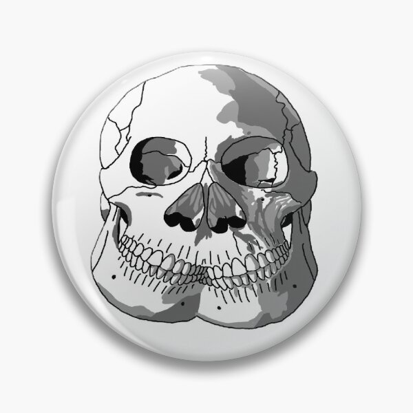 Item preview, Two faced skull designed and sold by Doodlebits.