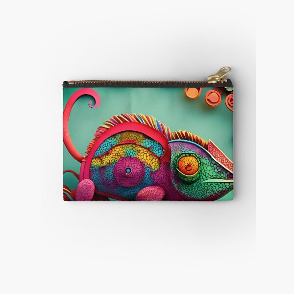 Item preview, Rainbow Mosaic Chameleon designed and sold by cuprum.