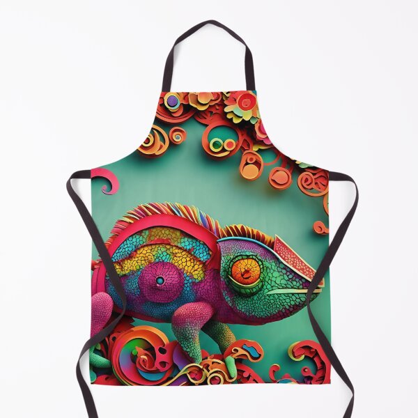 Item preview, Rainbow Mosaic Chameleon designed and sold by cuprum.