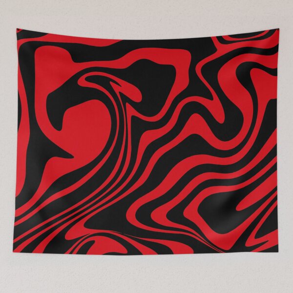 Item preview, Black And Red Wavy  designed and sold by MOBI-CASE.