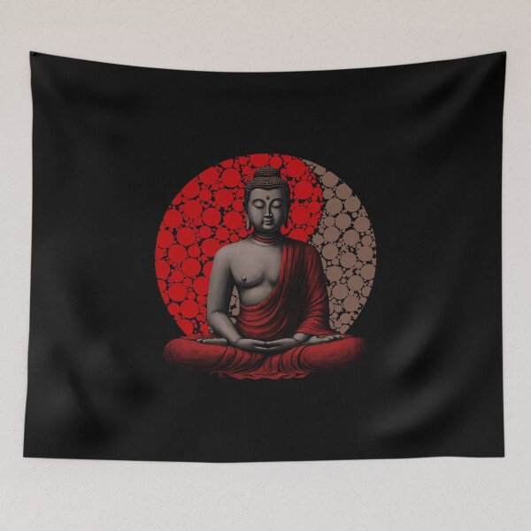 Item preview, Red Buddha designed and sold by Buda--Vibes.