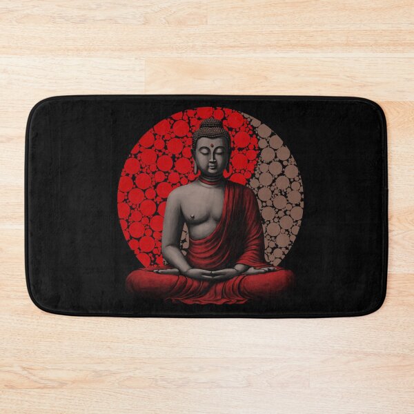Artikelvorschau, roter Buddha entworfen und verkauft von Buda--Vibes.