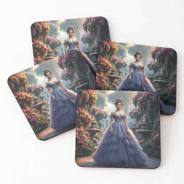 Item preview, Romantic Elegance in a Floral Oasis designed and sold by Ink And Inspire.