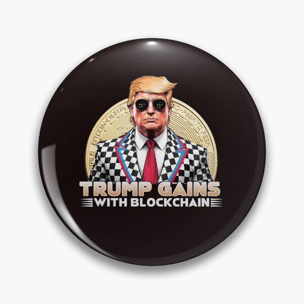 Item preview, Trump Gains With Blockchain designed and sold by lovelyq1.