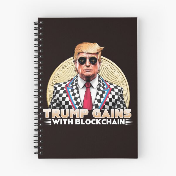 Item preview, Trump Gains With Blockchain designed and sold by lovelyq1.