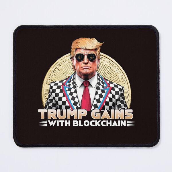 Item preview, Trump Gains With Blockchain designed and sold by lovelyq1.