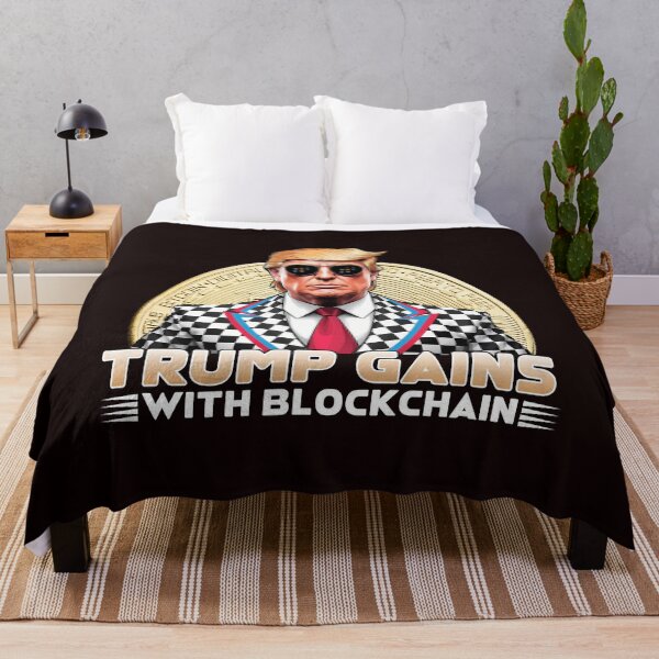 Item preview, Trump Gains With Blockchain designed and sold by lovelyq1.