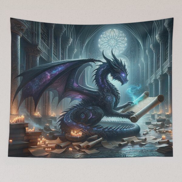 Item preview, Mystical Library Dragon designed and sold by AnalajiaDesigns.