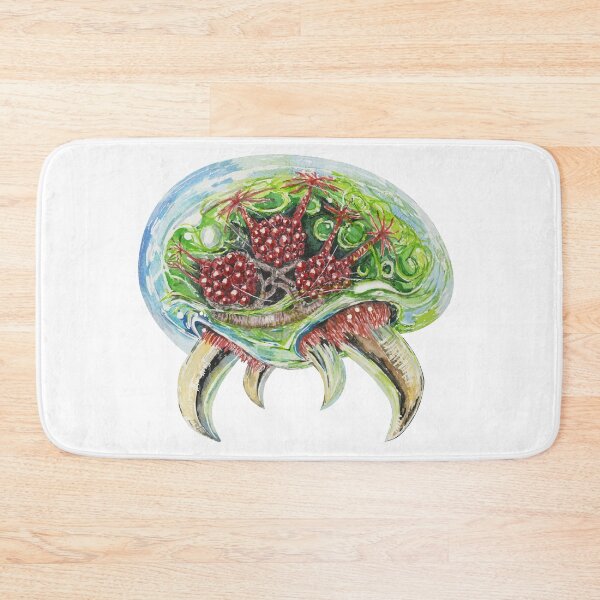 Item preview, Metroid alien larva watercolor illustration. Alien species creature design designed and sold by IFofito23.