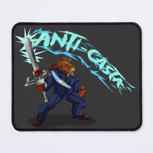 Item preview, Javier milei: Represented as Leon with Leon-o's sword against the CASTA designed and sold by MechanicalART.