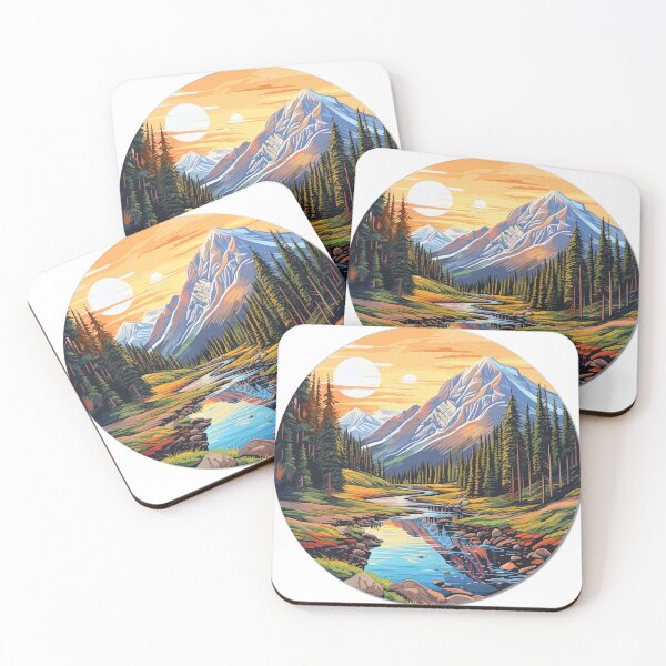 Item preview, Serene Mountain Landscape designed and sold by jgvisualarts.